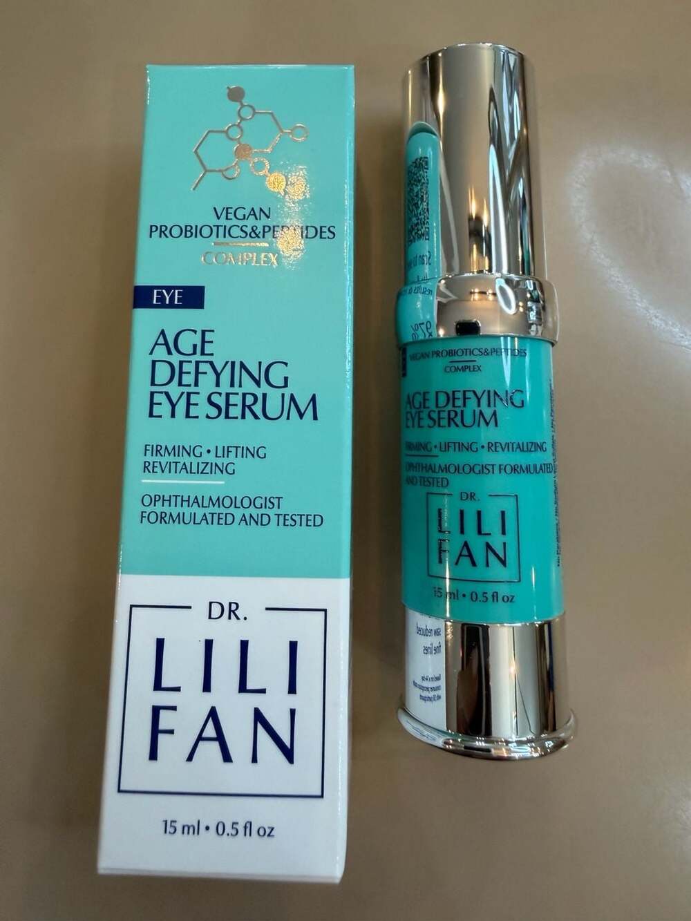 Dr. Lili Fan Probiotics & Peptides Complex Age Defying Eye Serum 0.5 fl oz